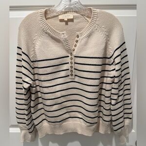 Sezane Striped Mariner Sweater, Small, New Condition